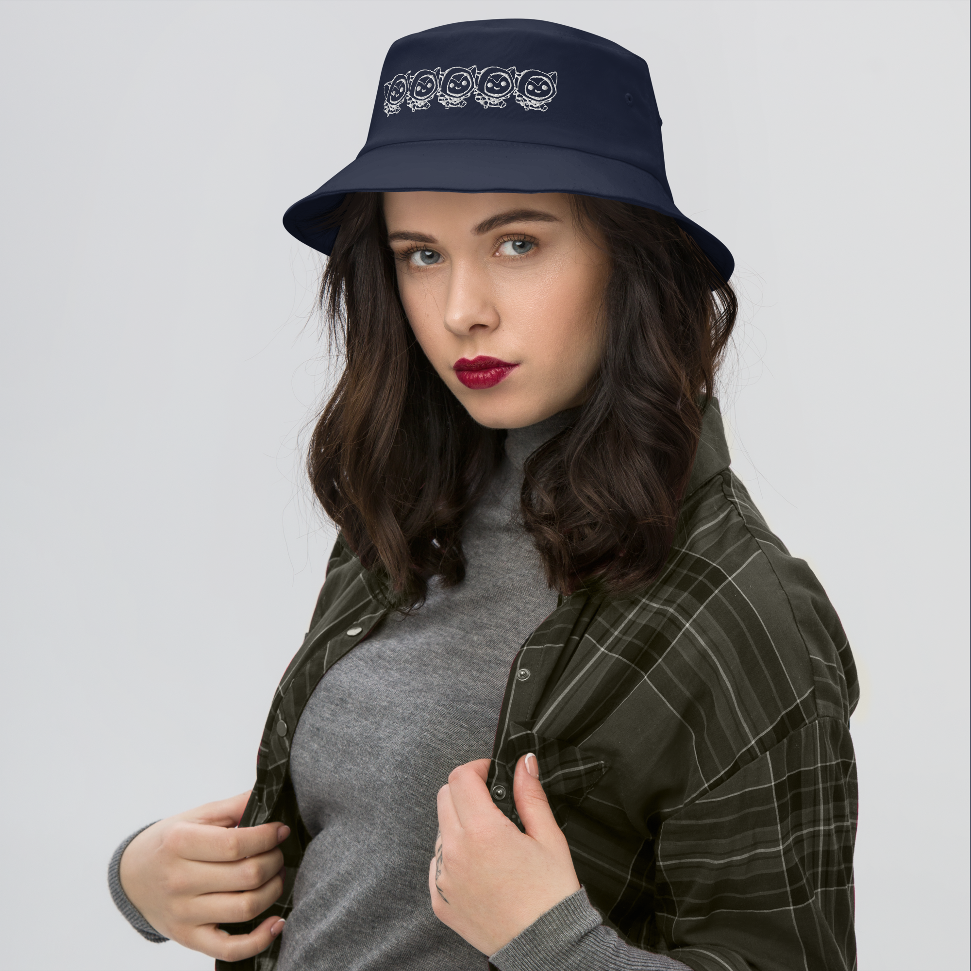 Meepo Line Bucket Hat