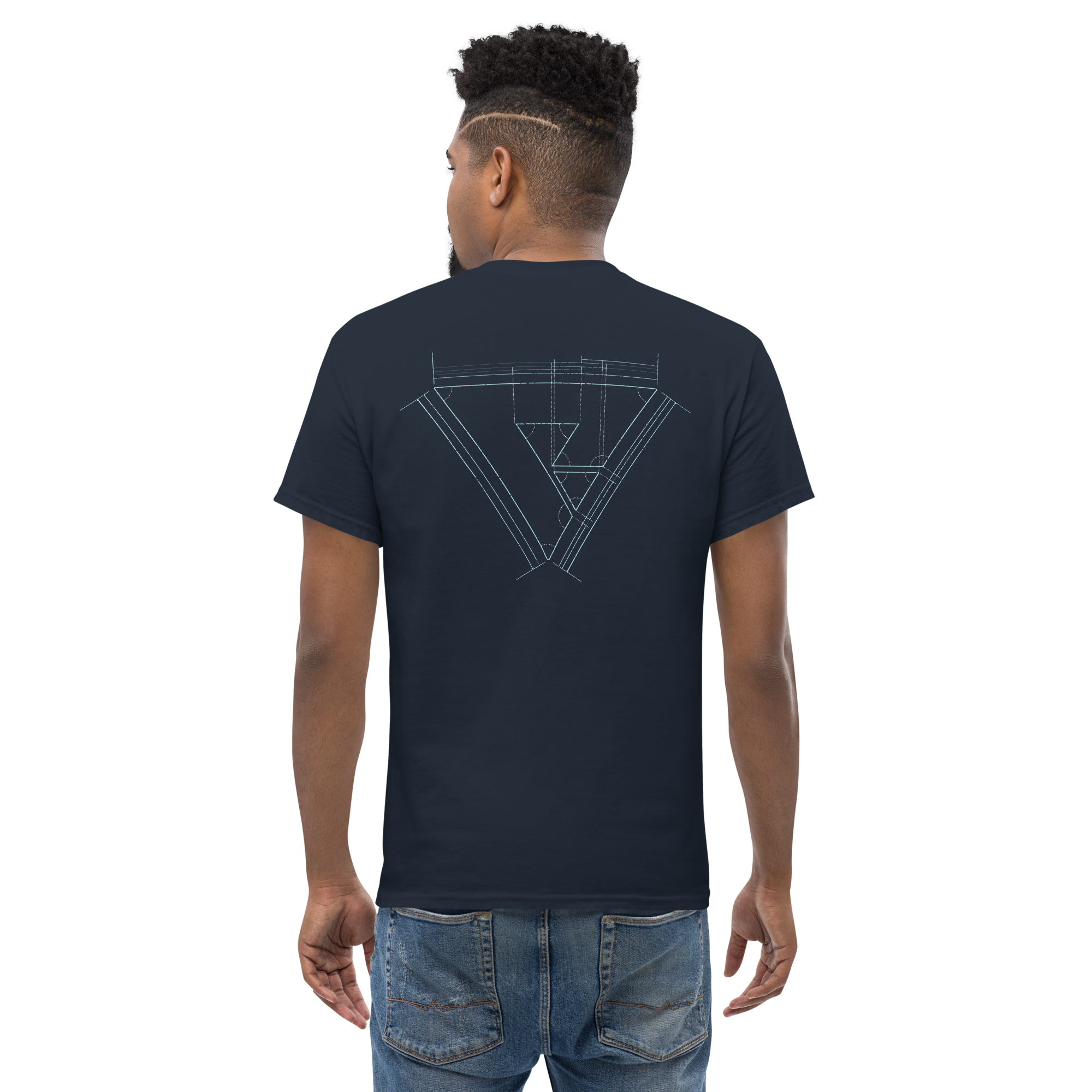 Blueprint Tee - Navy