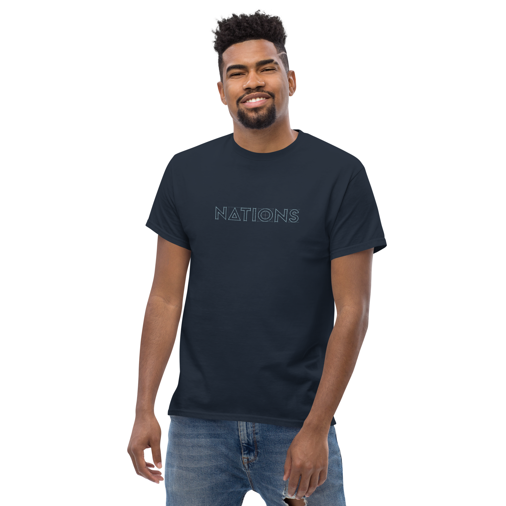 Blueprint Tee - Navy