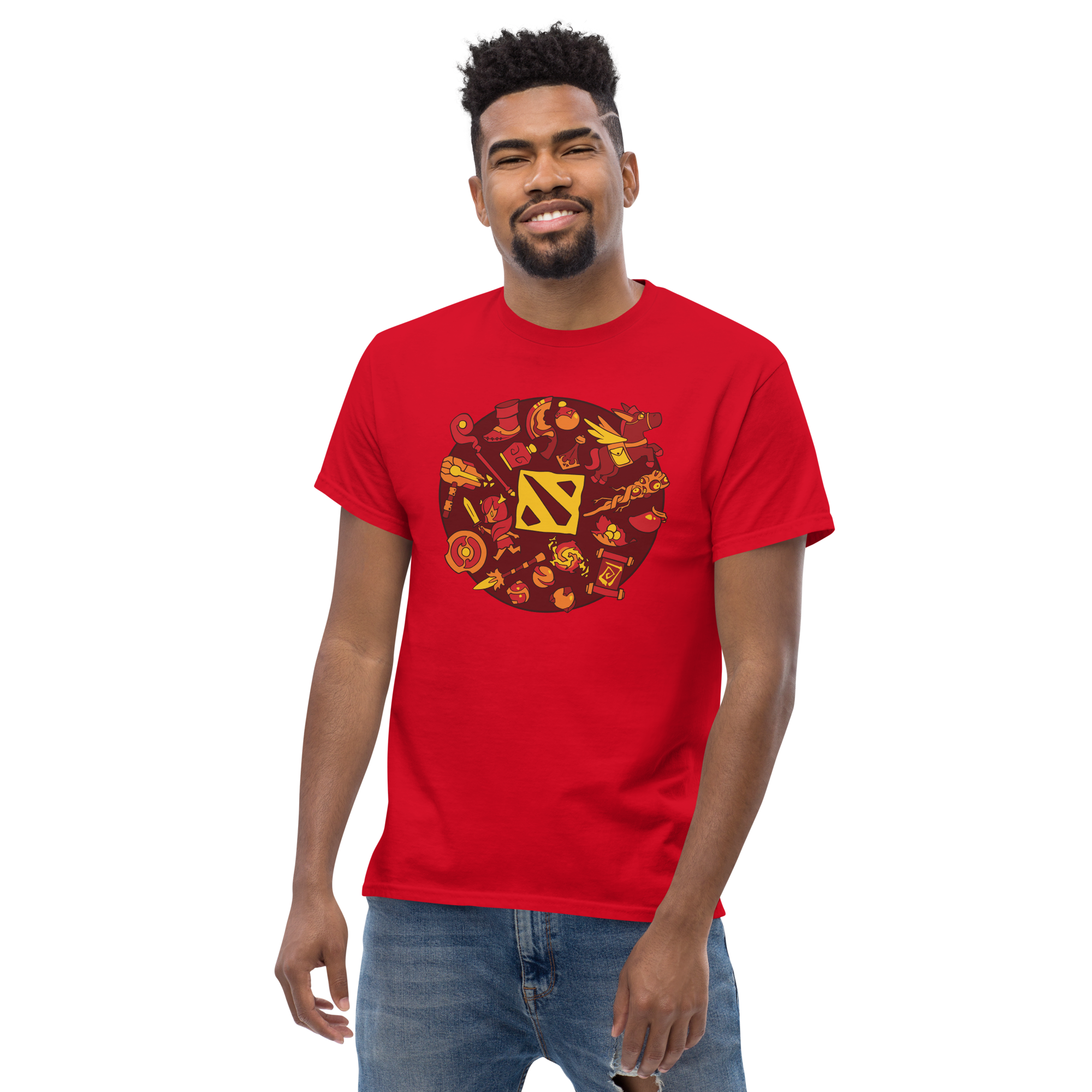 Red Circle Tee - Red
