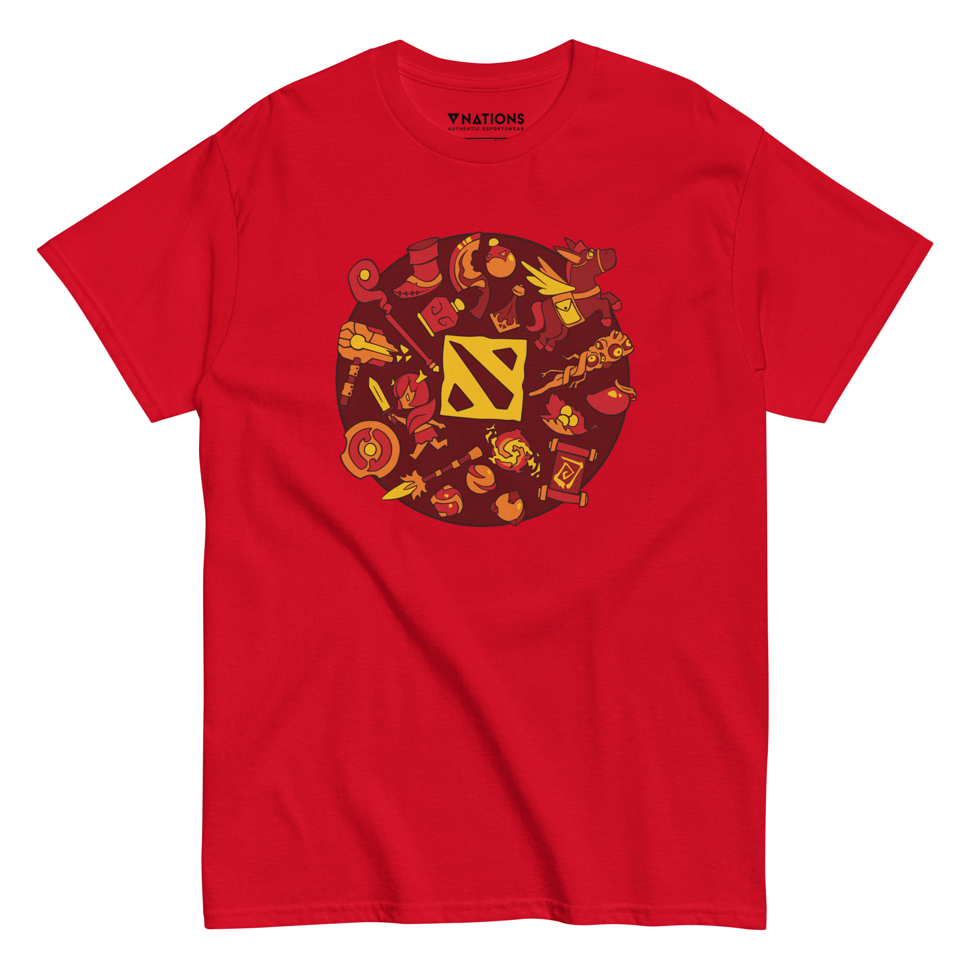 Red Circle Tee - Red