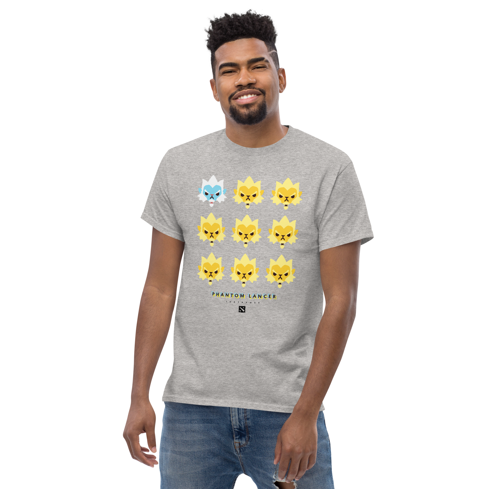PL Juxtapose Tee - Heather Grey