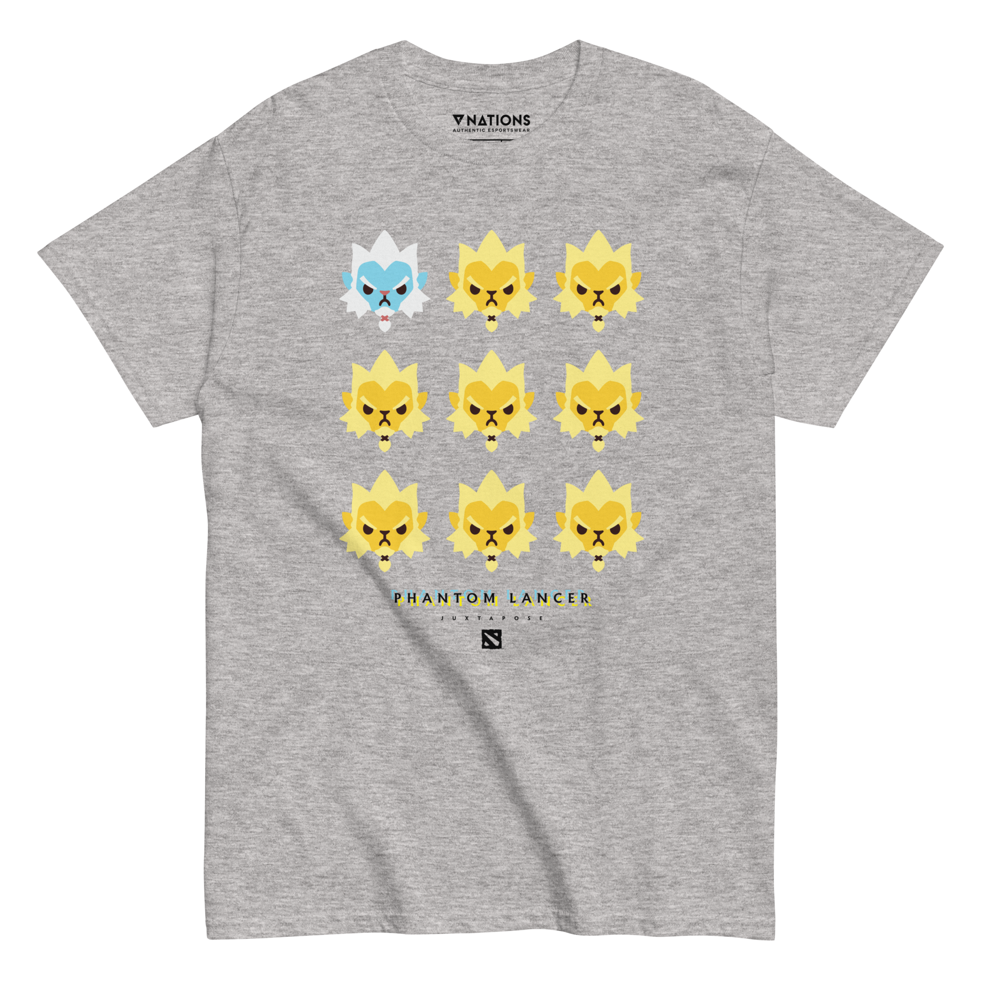 PL Juxtapose Tee - Heather Grey
