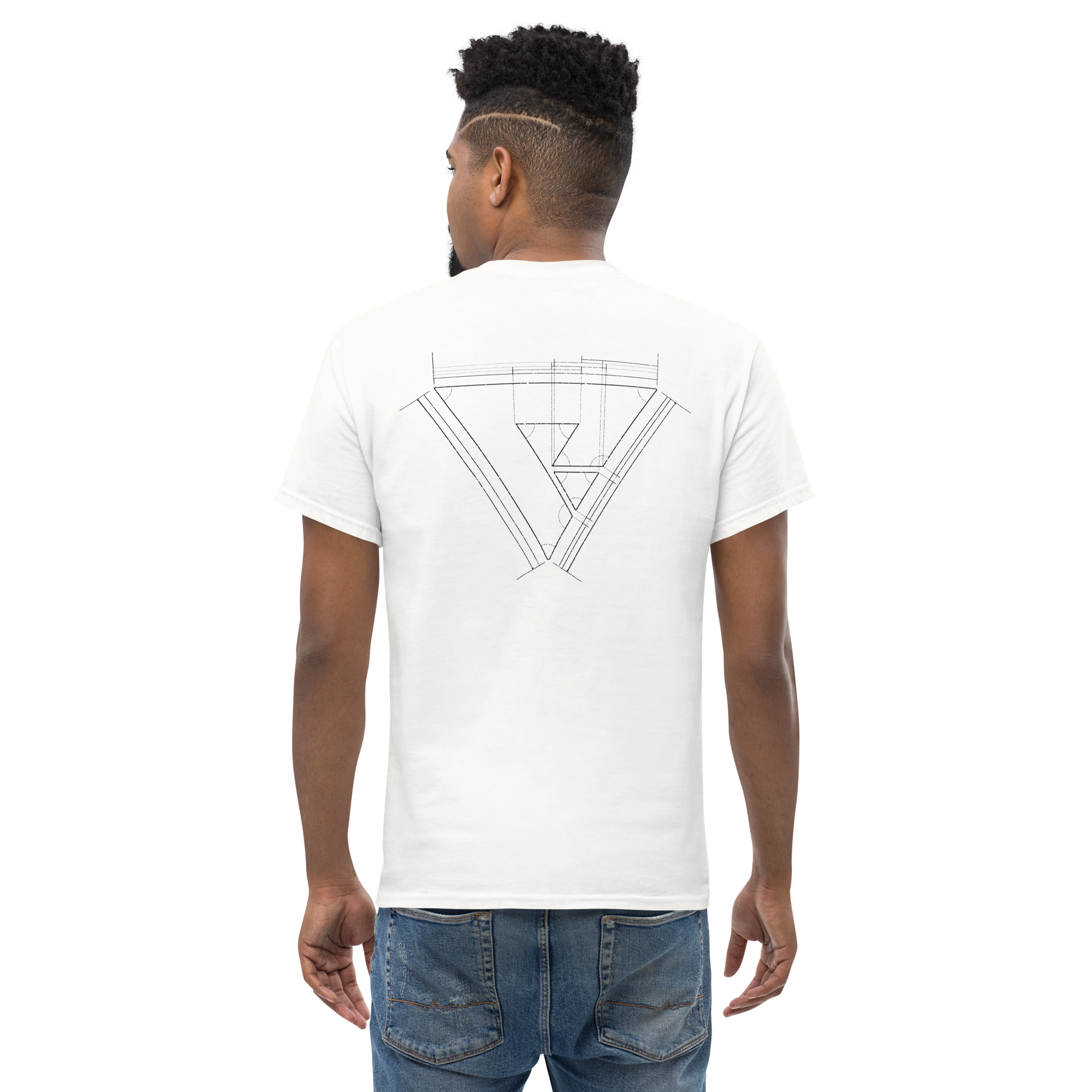 Blueprint Tee - White