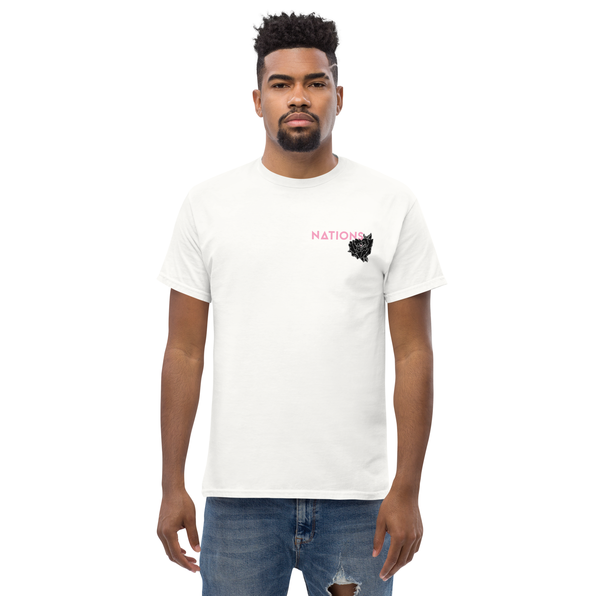 Skull and Roses Tee - White