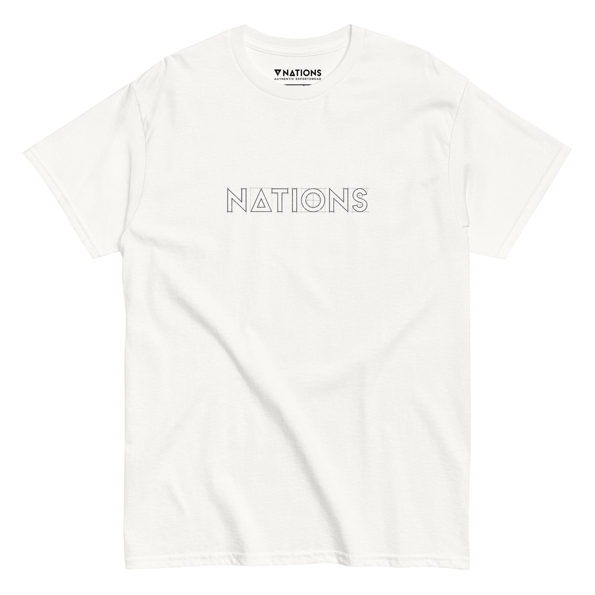 Blueprint Tee - White