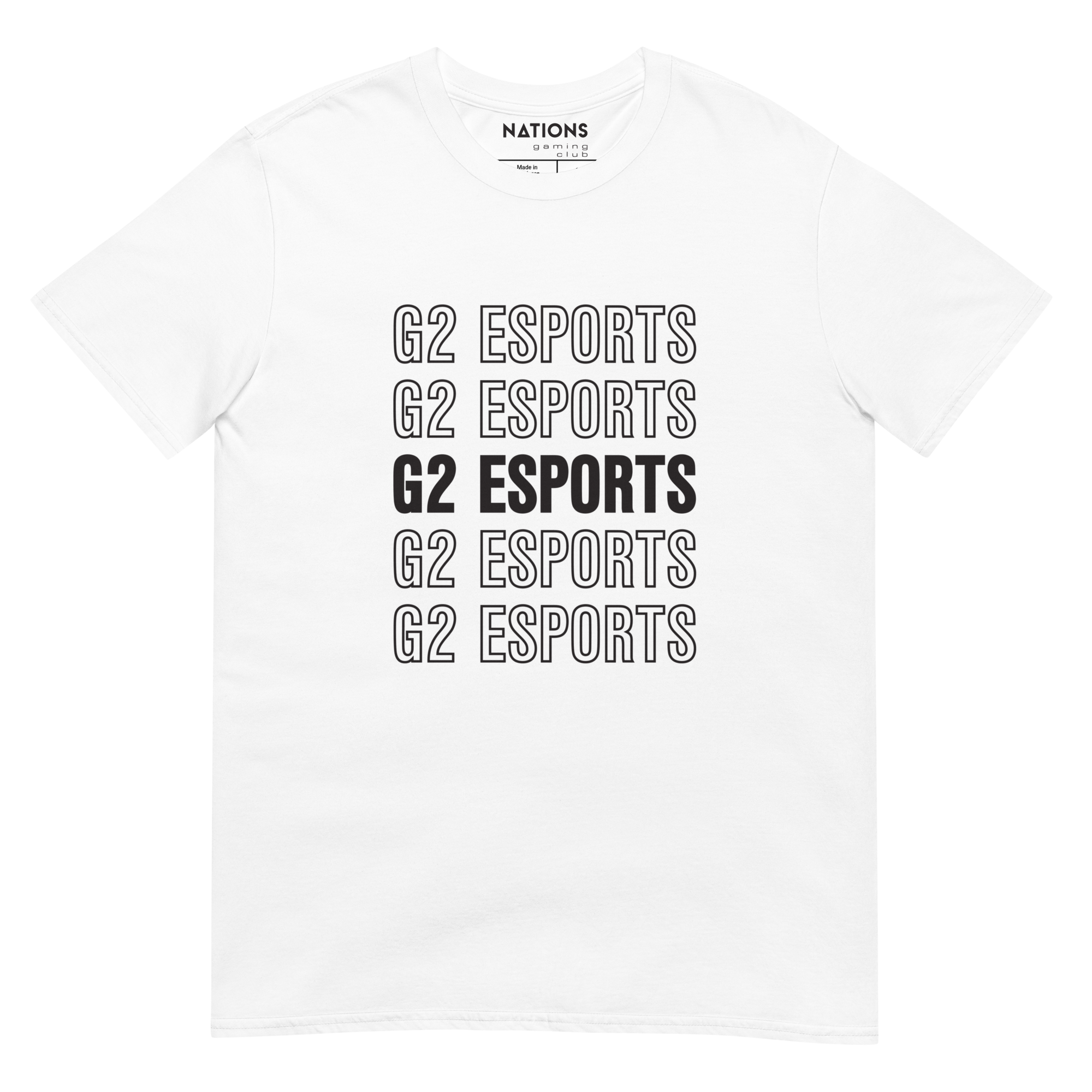 G2 Repeat Tee - White