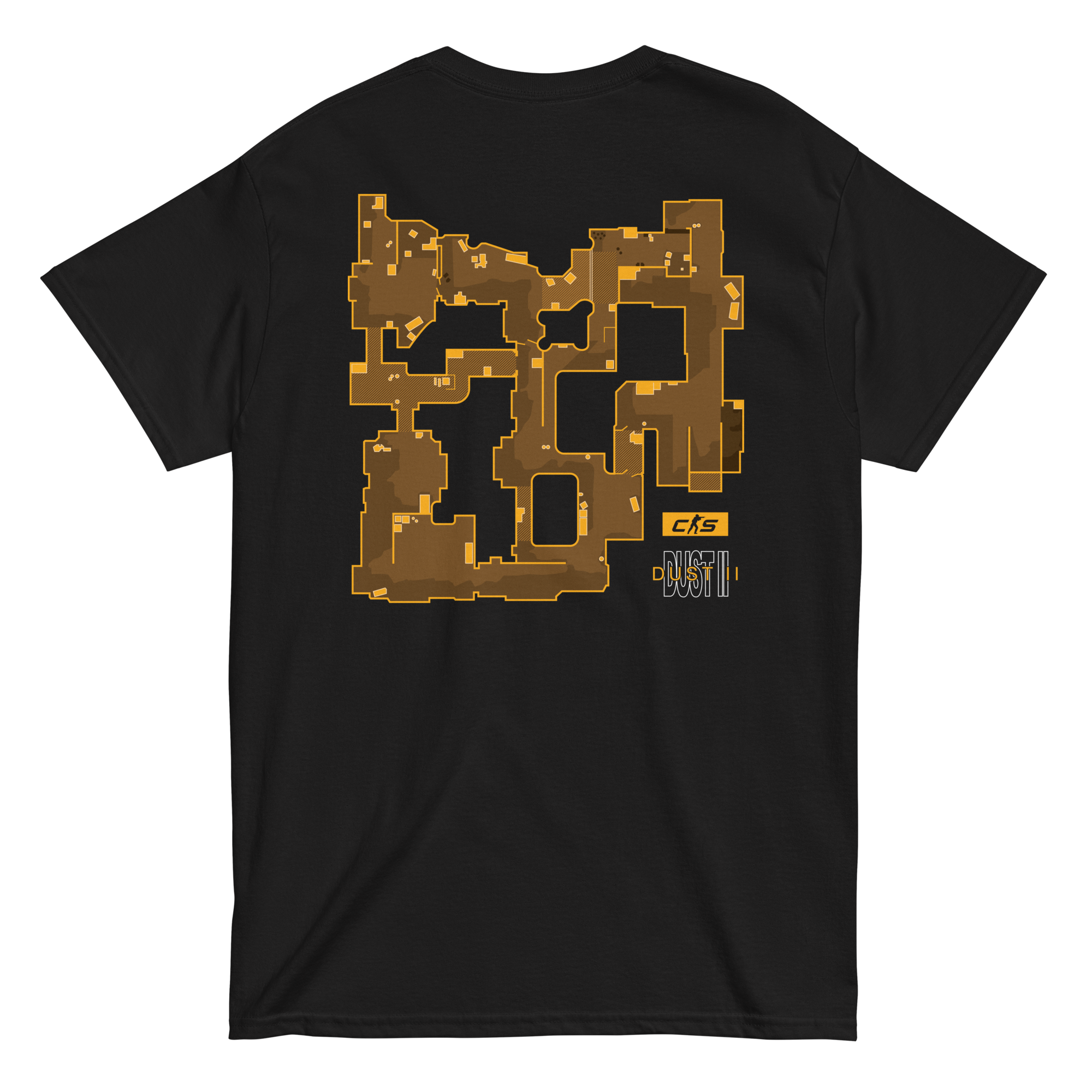 CS2 Dust II Map Tee