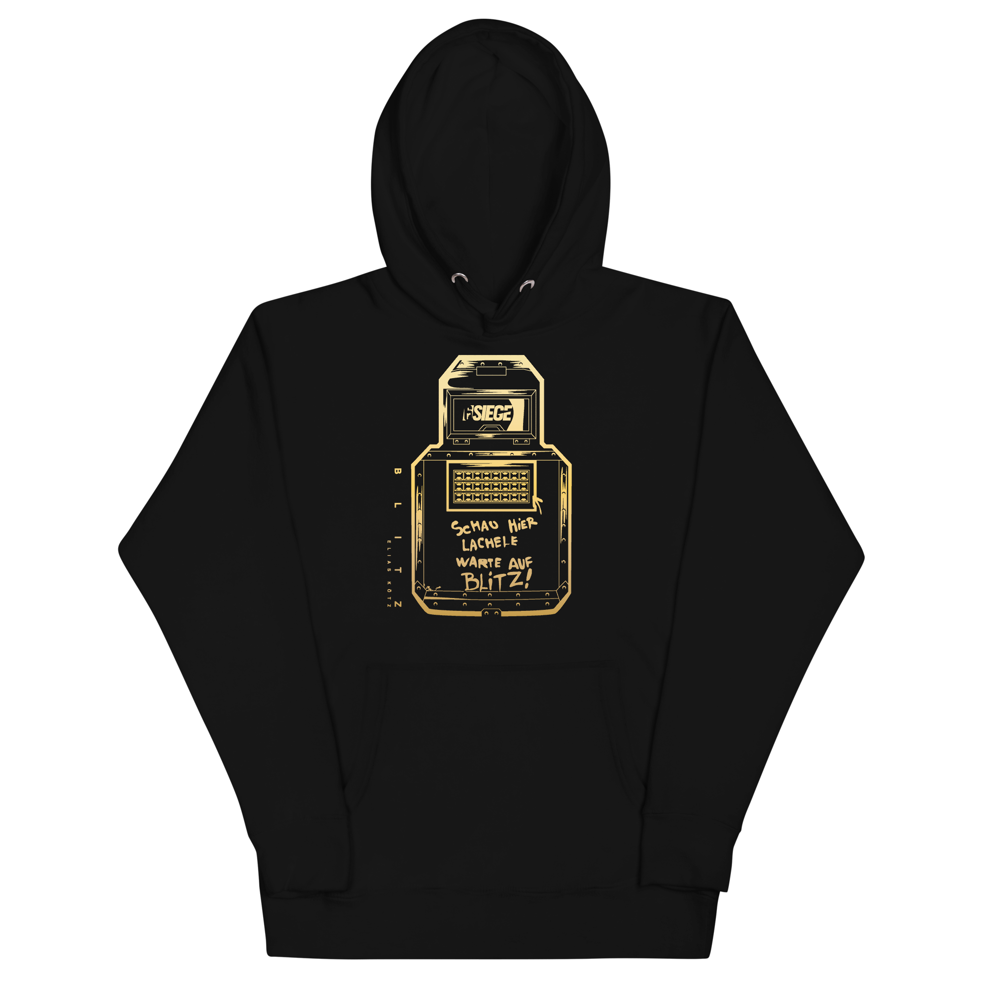 Blitz Gradient Hoodie - Black