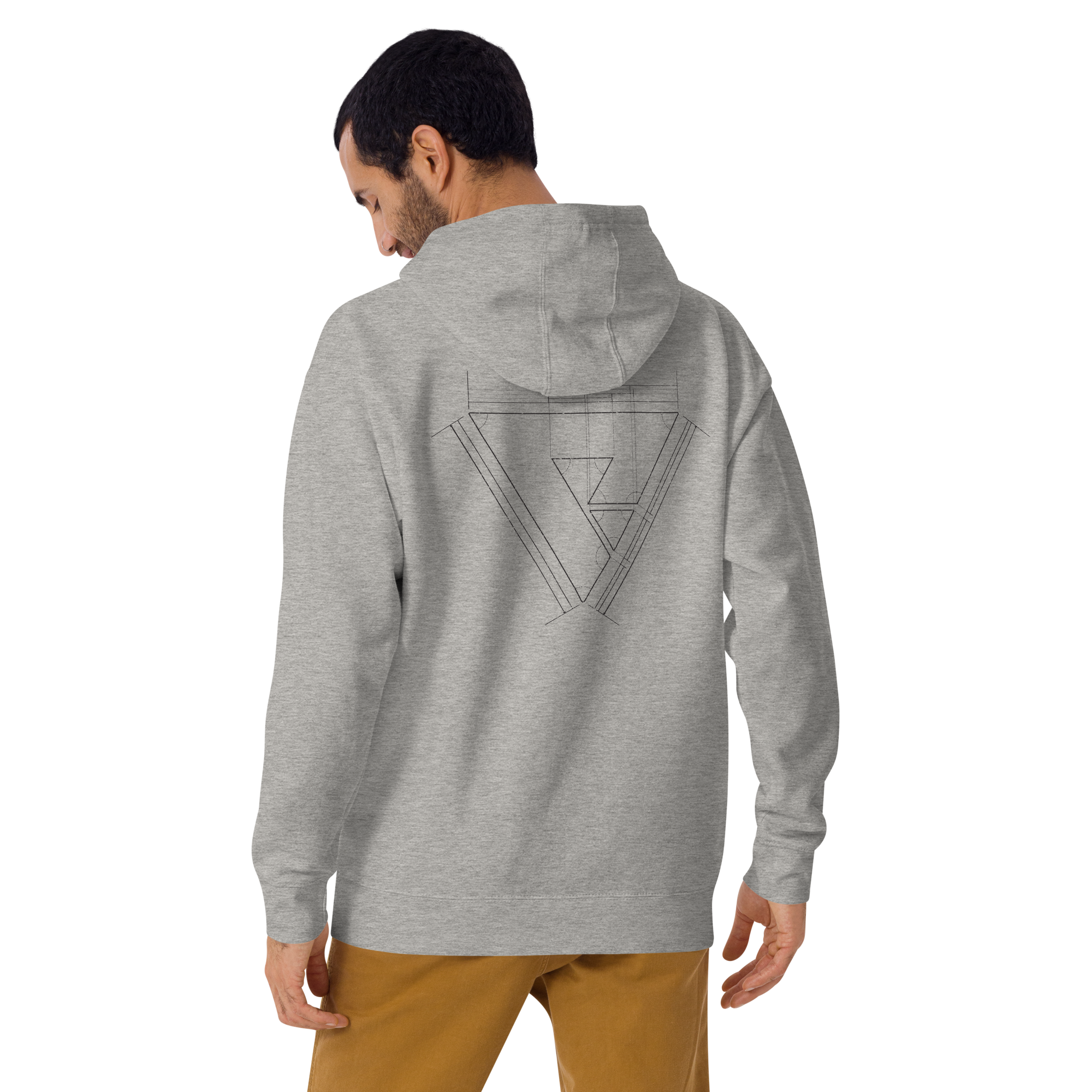 Blueprint Hoodie - Heather Grey