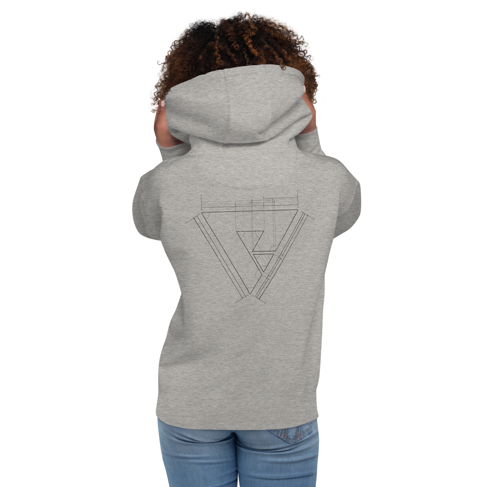 Blueprint Hoodie - Heather Grey