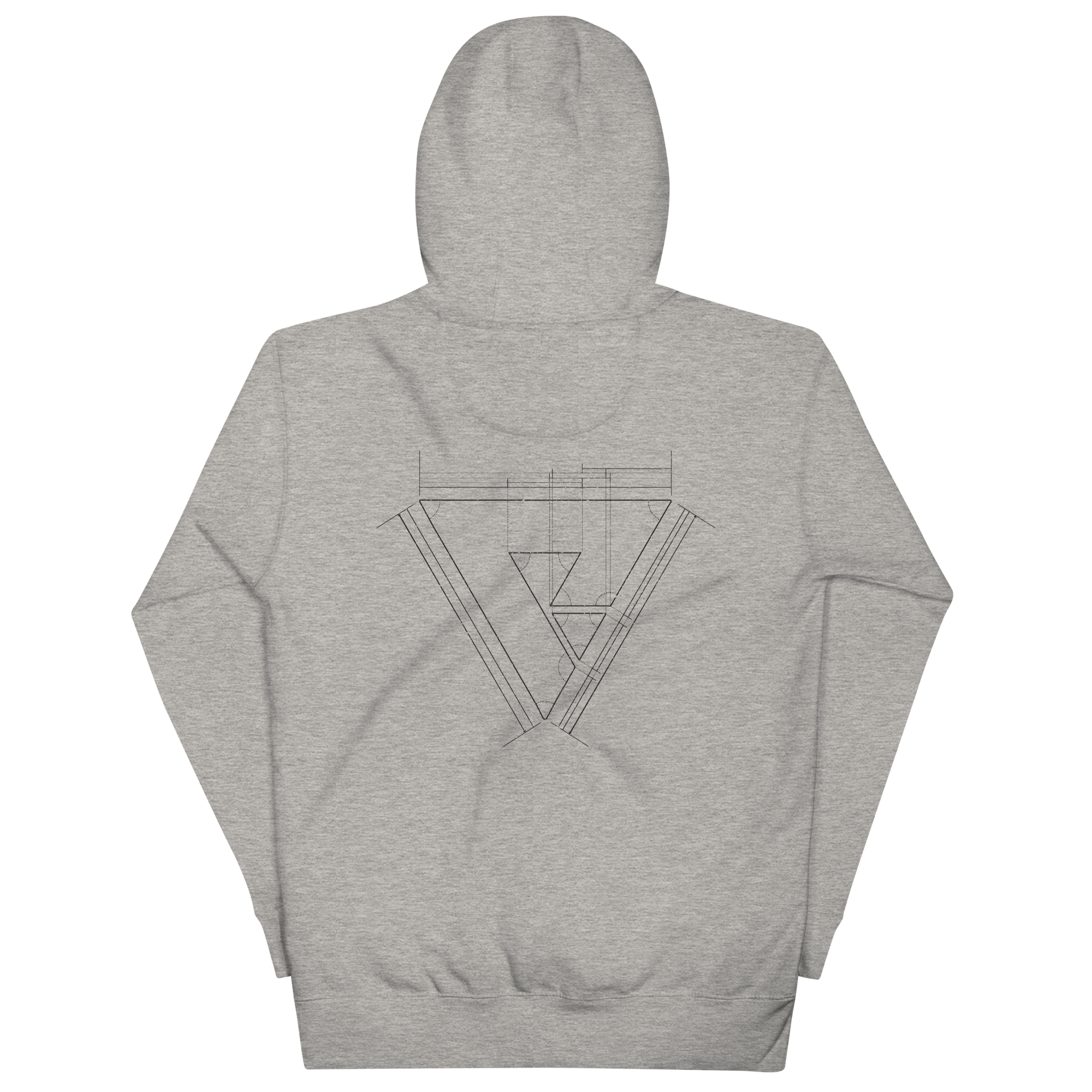 Blueprint Hoodie - Heather Grey