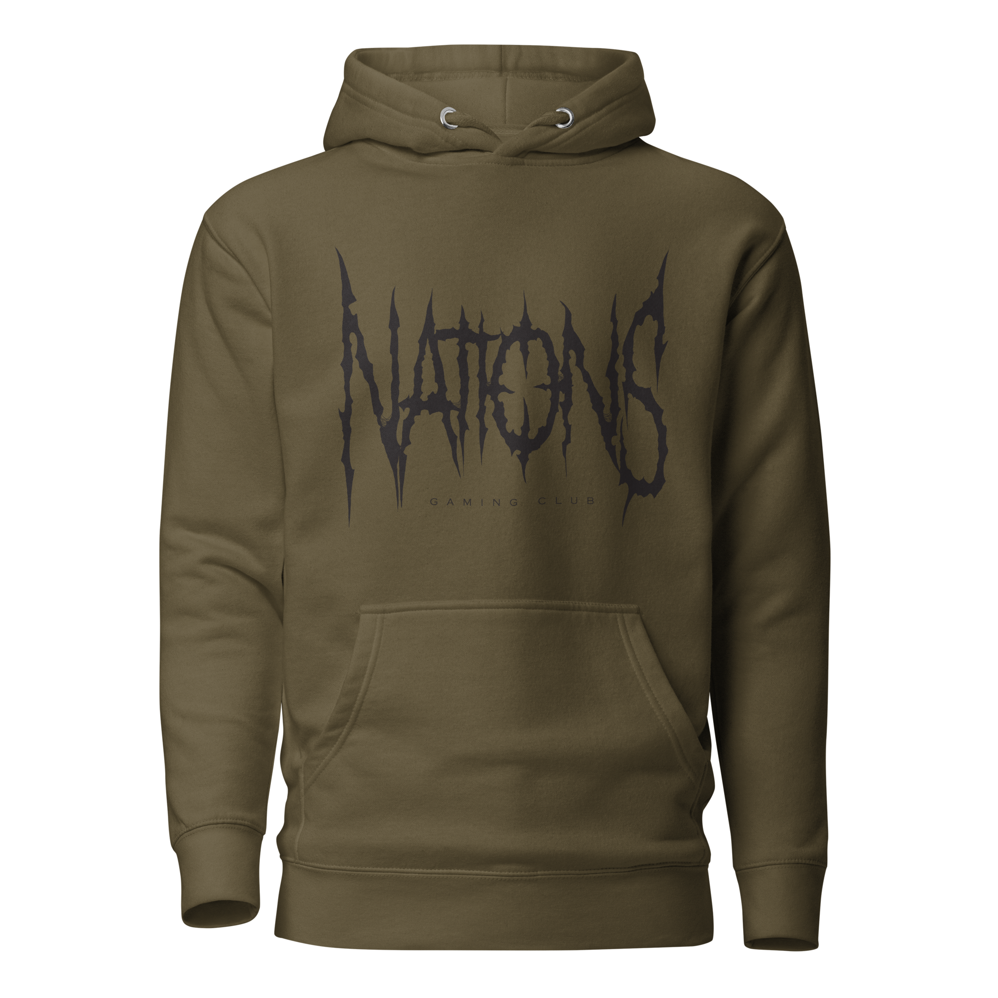 Heavy Metal Gaming Hoodie - Military Green