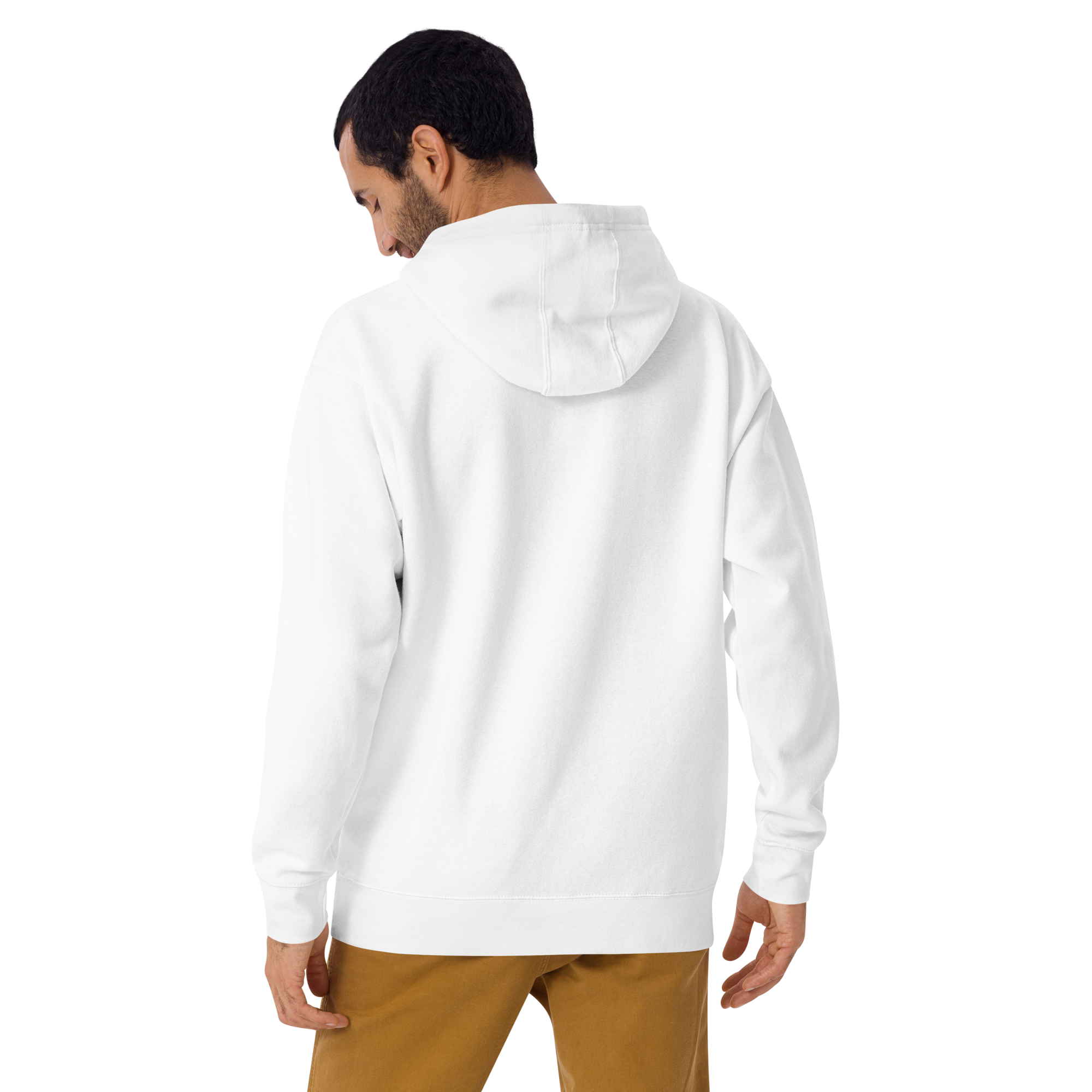 Barcode Hoodie - White