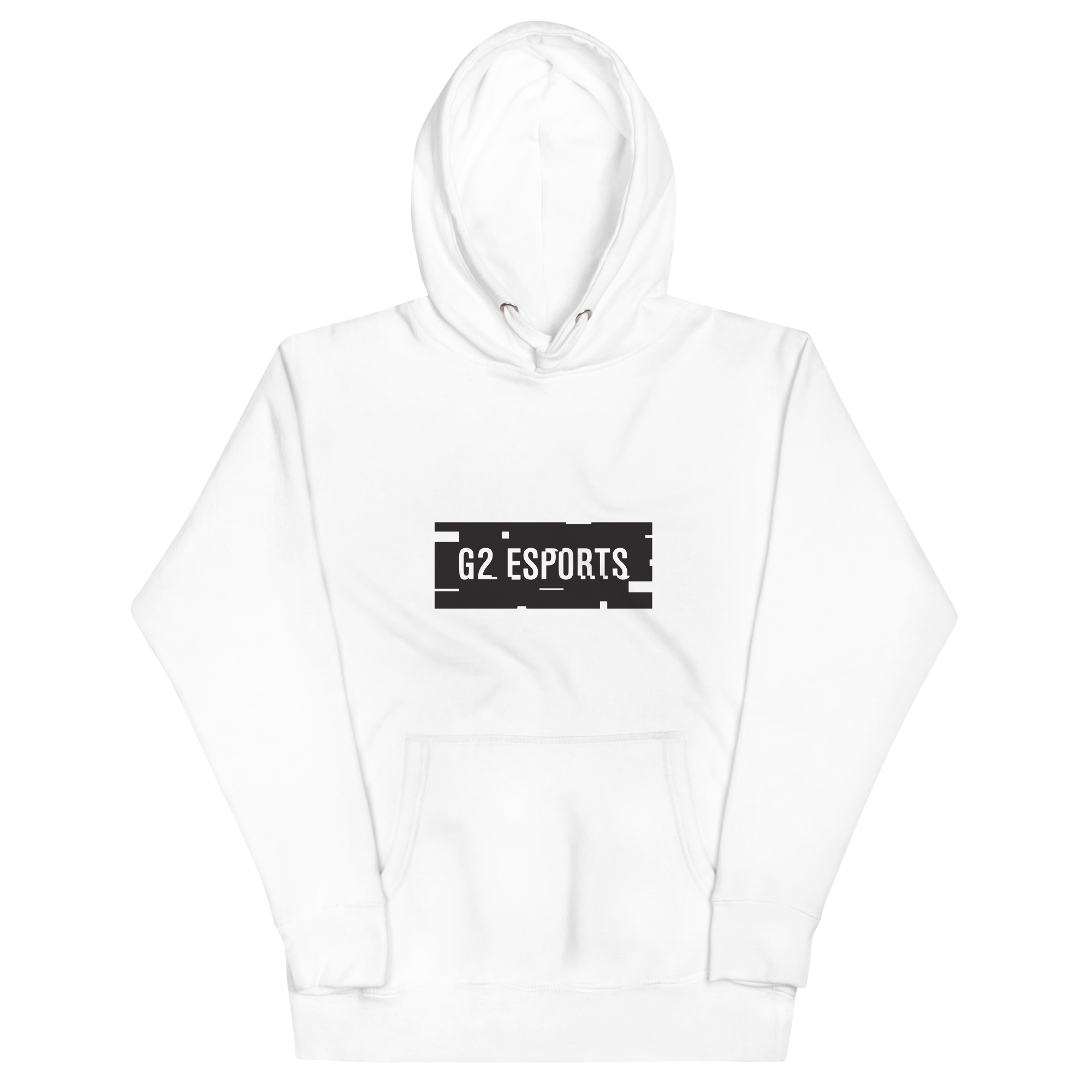 G2 Glitch Box Hoodie - White