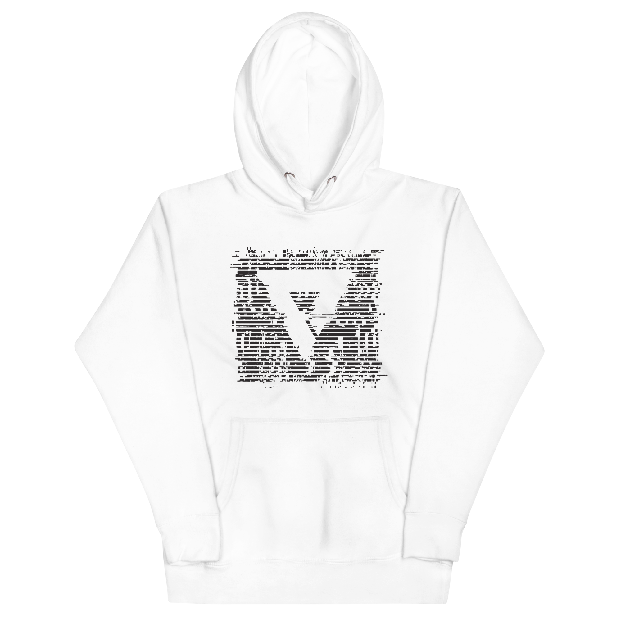 Glitch Hoodie - White