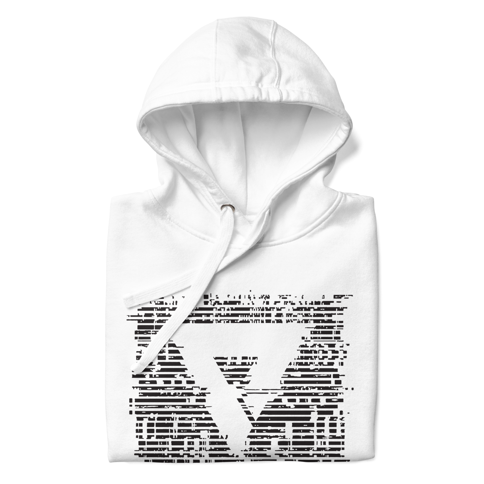 Glitch Hoodie - White