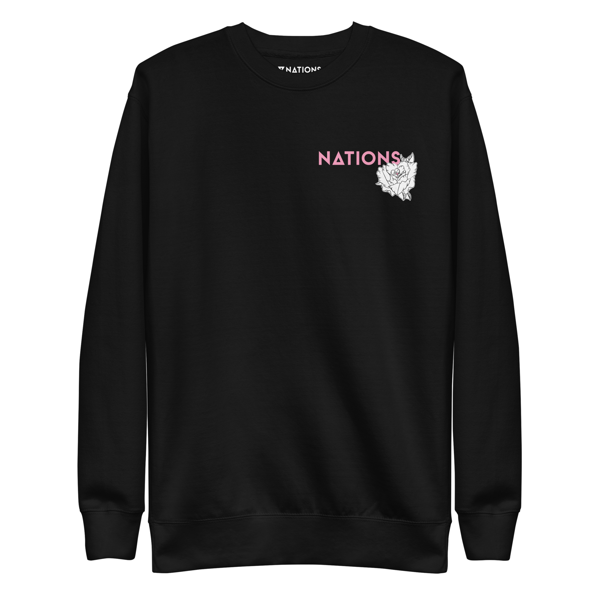 Skull and Roses Crewneck - Black
