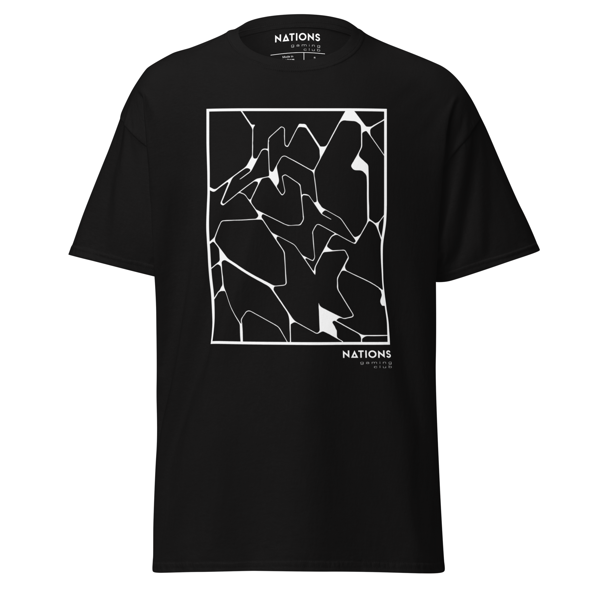 Block Outline Tee - Black
