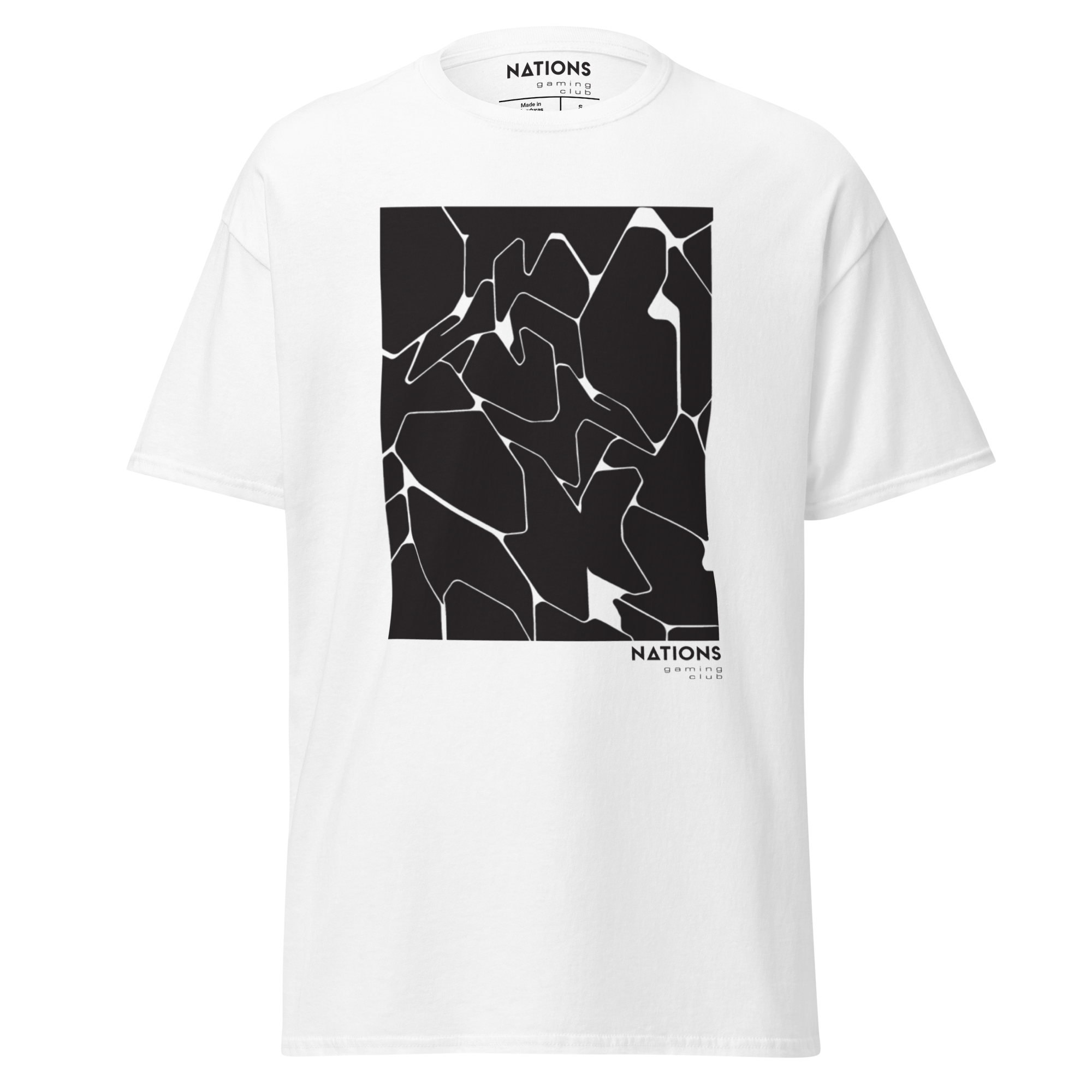 Abstract Tee - White