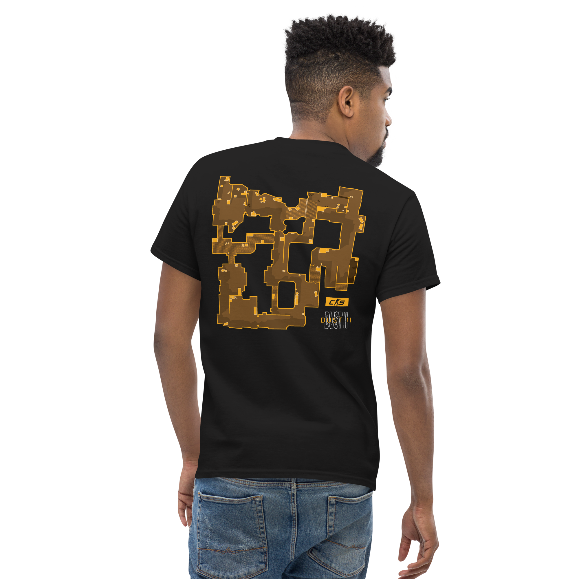 CS2 Dust II Map Tee