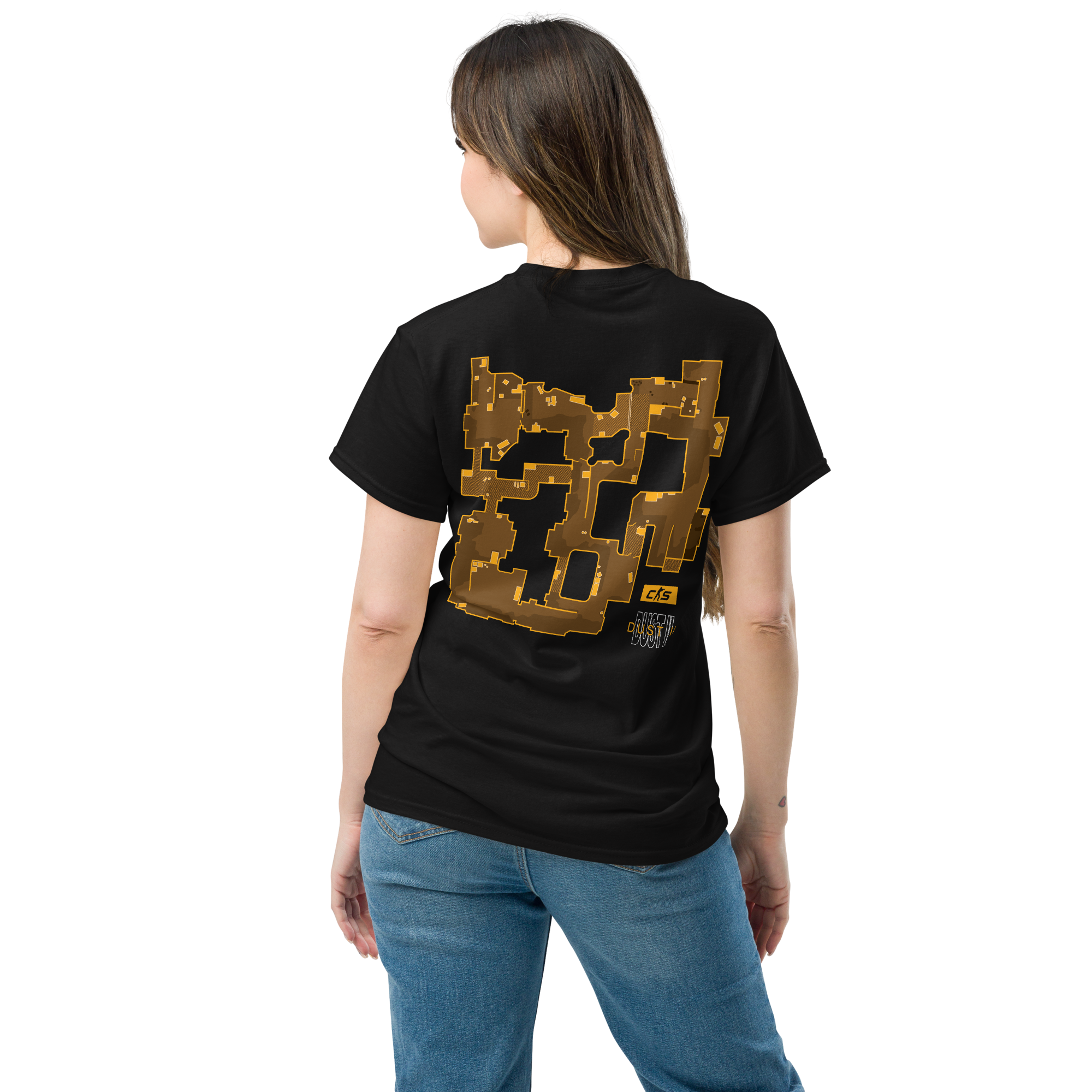 CS2 Dust II Map Tee