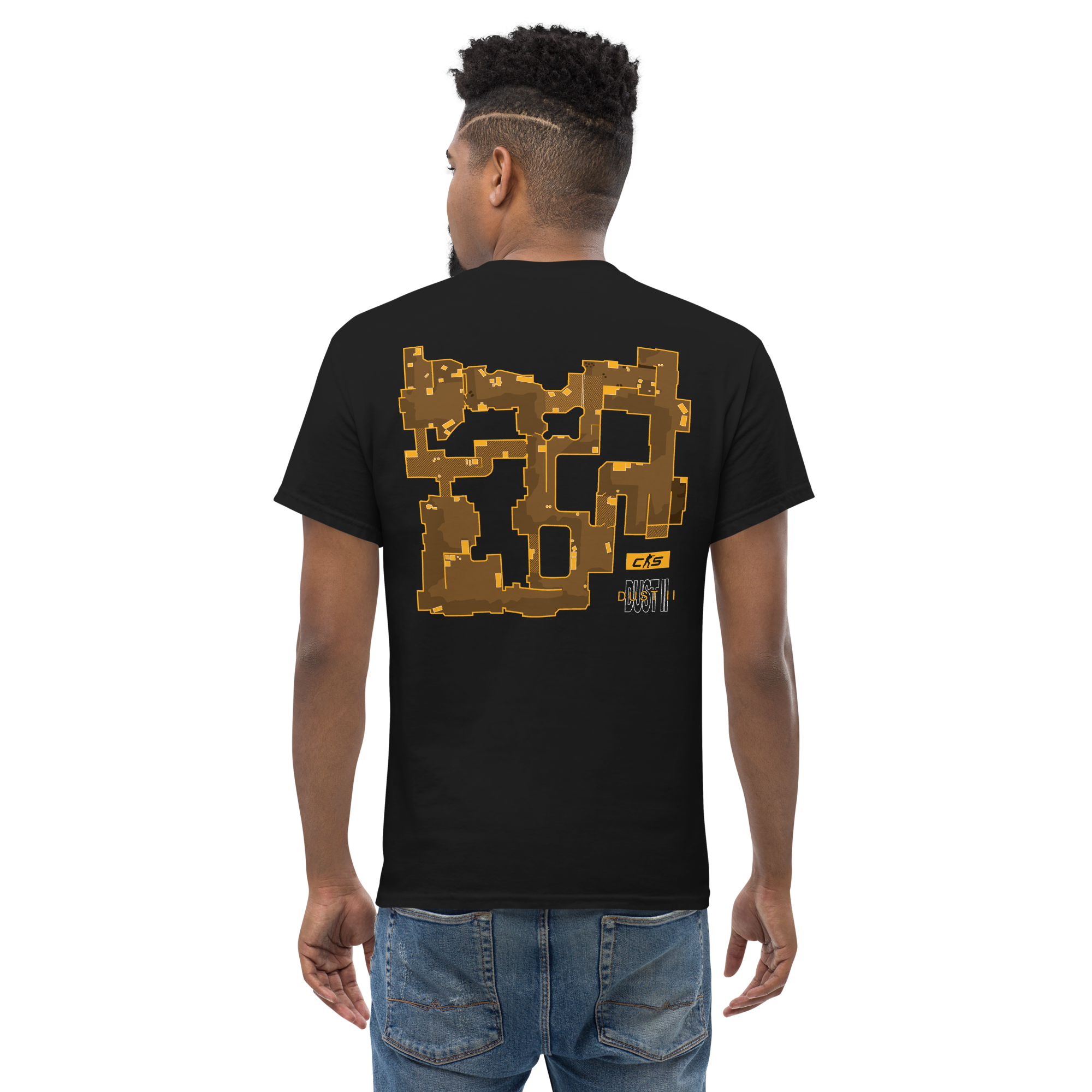 CS2 Dust II Map Tee