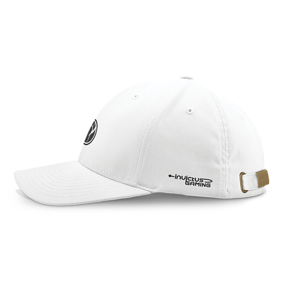 Invictus - Logo Dad Hat [White]