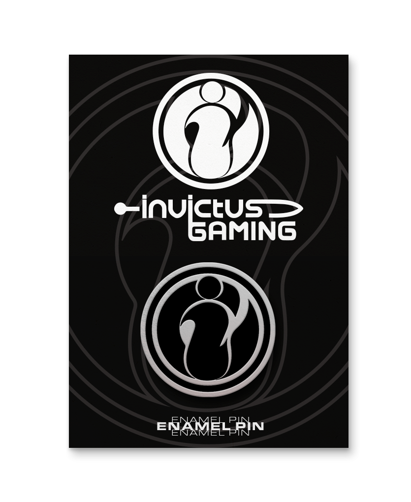 Invictus - Logo Pin [Black]